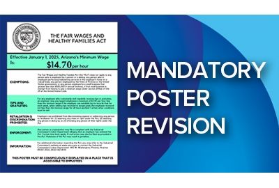 Arizona 2026 Fair Wages and Healthy Families Act poster