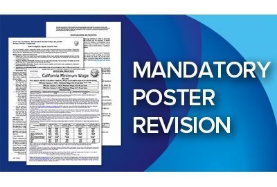 California mandatory workplace labor law poster updates