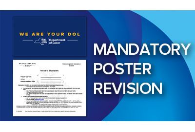 New York EDD mandatory workplace labor law poster revisions