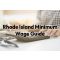 Rhode Island minimum wage 2026 compliance guide for employers
