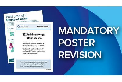Washington State mandatory workplace labor law poster revisions