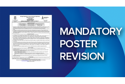 Composite of Michigan mandatory workplace labor law posters