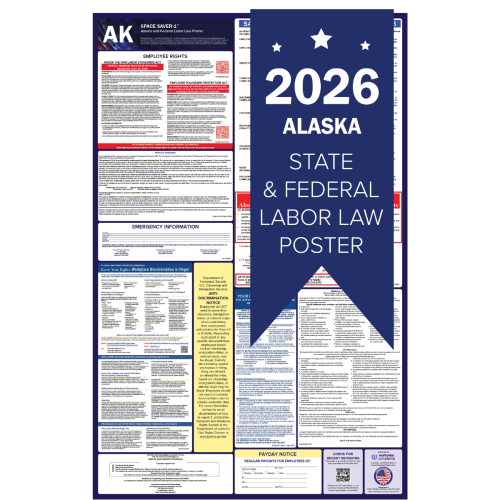 Alaska 2026 all in one state and federal labor law poster