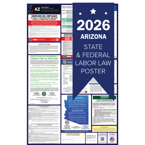 Arizona Spanish 2026 all in one labor law poster