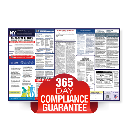 New York labor law poster compliance all in one workplace notice