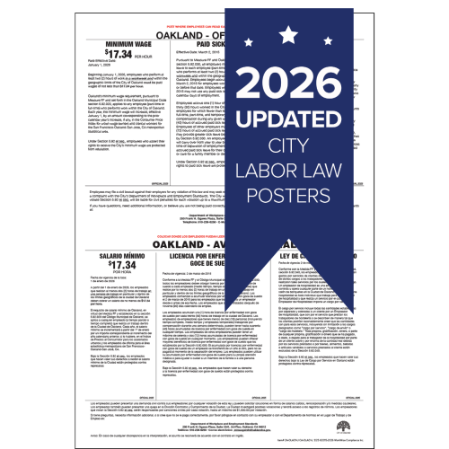 Oakland labor law posters