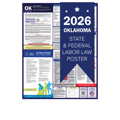 Oklahoma 2026 all in one state and federal labor law poster