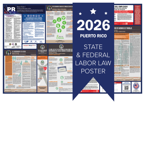 Puerto Rico Spanish 2026 labor law poster for employers