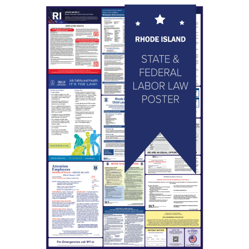 Rhode Island all in one state and federal labor law poster