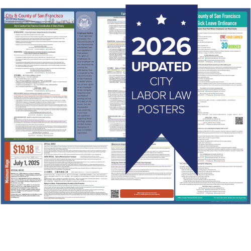 San Francisco labor law posters