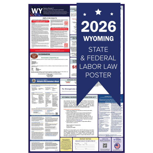 Wyoming 2026 all in one state and federal labor law poster