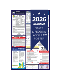 Alabama 2026 all in one state and federal labor law poster