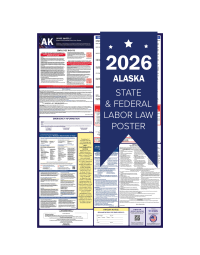 Alaska 2026 all in one state and federal labor law poster