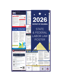 District of Columbia 2026 all in one state and federal labor law poster