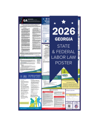 Georgia 2026 all in one state and federal labor law poster