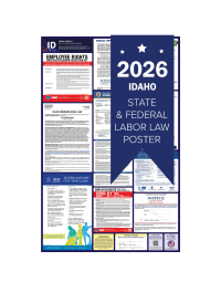 Idaho 2026 all in one state and federal labor law poster