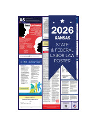 Kansas 2026 all in one state and federal labor law poster