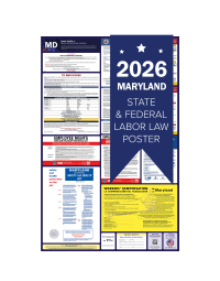 Maryland 2026 all in one state and federal labor law poster