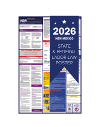 New Mexico 2026 all in one state and federal labor law poster