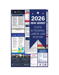 New Jersey 2026 all in one state and federal labor law poster