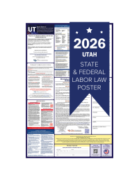 Utah 2026 all in one state and federal labor law poster