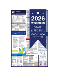 Wisconsin 2026 all in one state and federal labor law poster