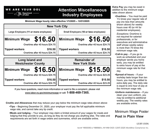 New York Minimum Wage